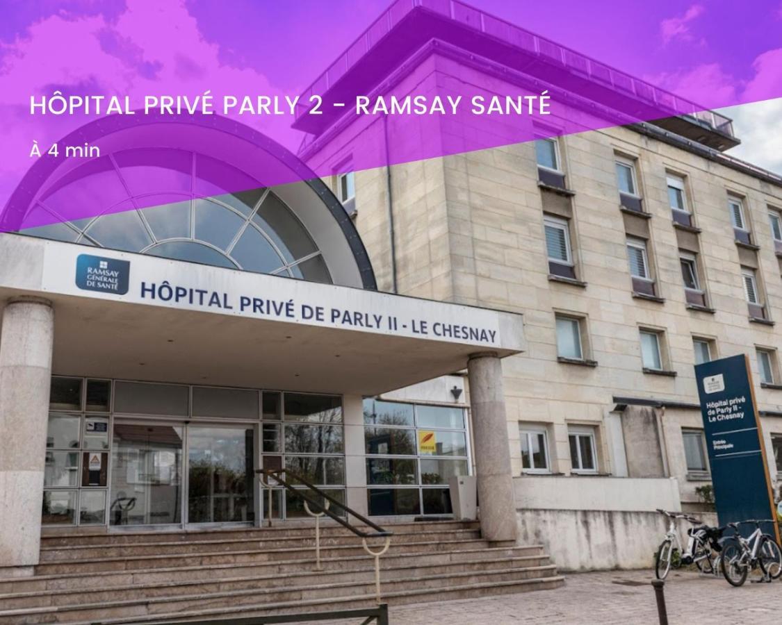 Le Cocon Des Couples Tout Proche Versailles - En Face De L'Hopital Mignot Le Chesnay  Dış mekan fotoğraf