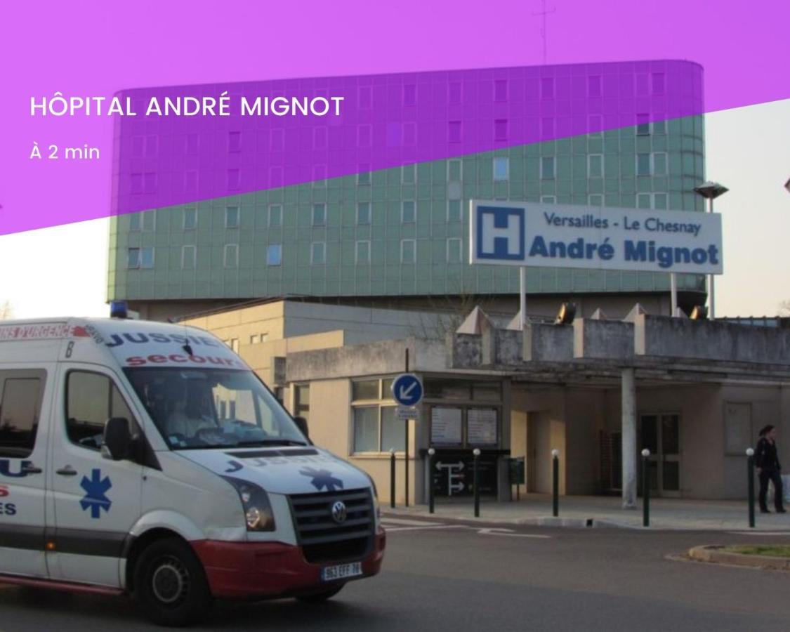 Le Cocon Des Couples Tout Proche Versailles - En Face De L'Hopital Mignot Le Chesnay  Dış mekan fotoğraf